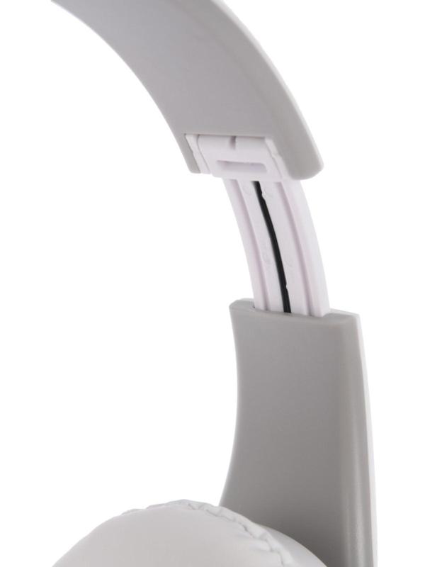 Наушники Т47, беспроводные, полноразмерные, BT, microSD, FM, микрофон, AUX, белые