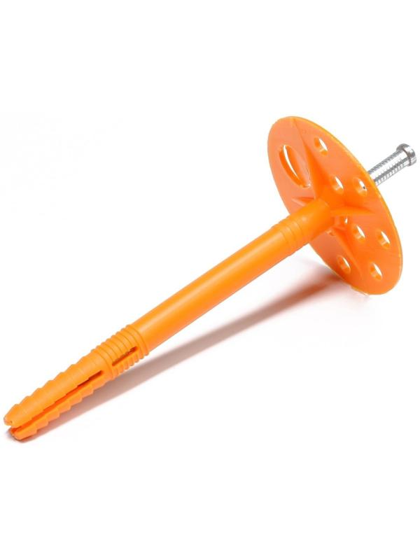 Дюбель ТУНДРА, для утеплителя, с металлическим гвоздем, 10х120 мм, 50 шт