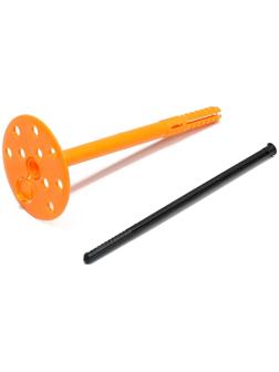 Дюбель ТУНДРА, для утеплителя, с пластиковым гвоздем, 10х140 мм, 50 шт