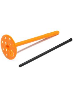 Дюбель ТУНДРА, для утеплителя, с пластиковым гвоздем, 10х160 мм, 50 шт