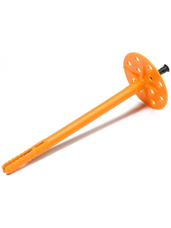 Дюбель ТУНДРА, для утеплителя, с пластиковым гвоздем, 10х160 мм, 50 шт