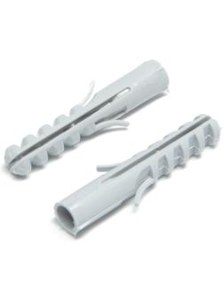 Дюбель ТУНДРА, тип S, распорный, полипропиленовый, 6х35 мм, 50 шт