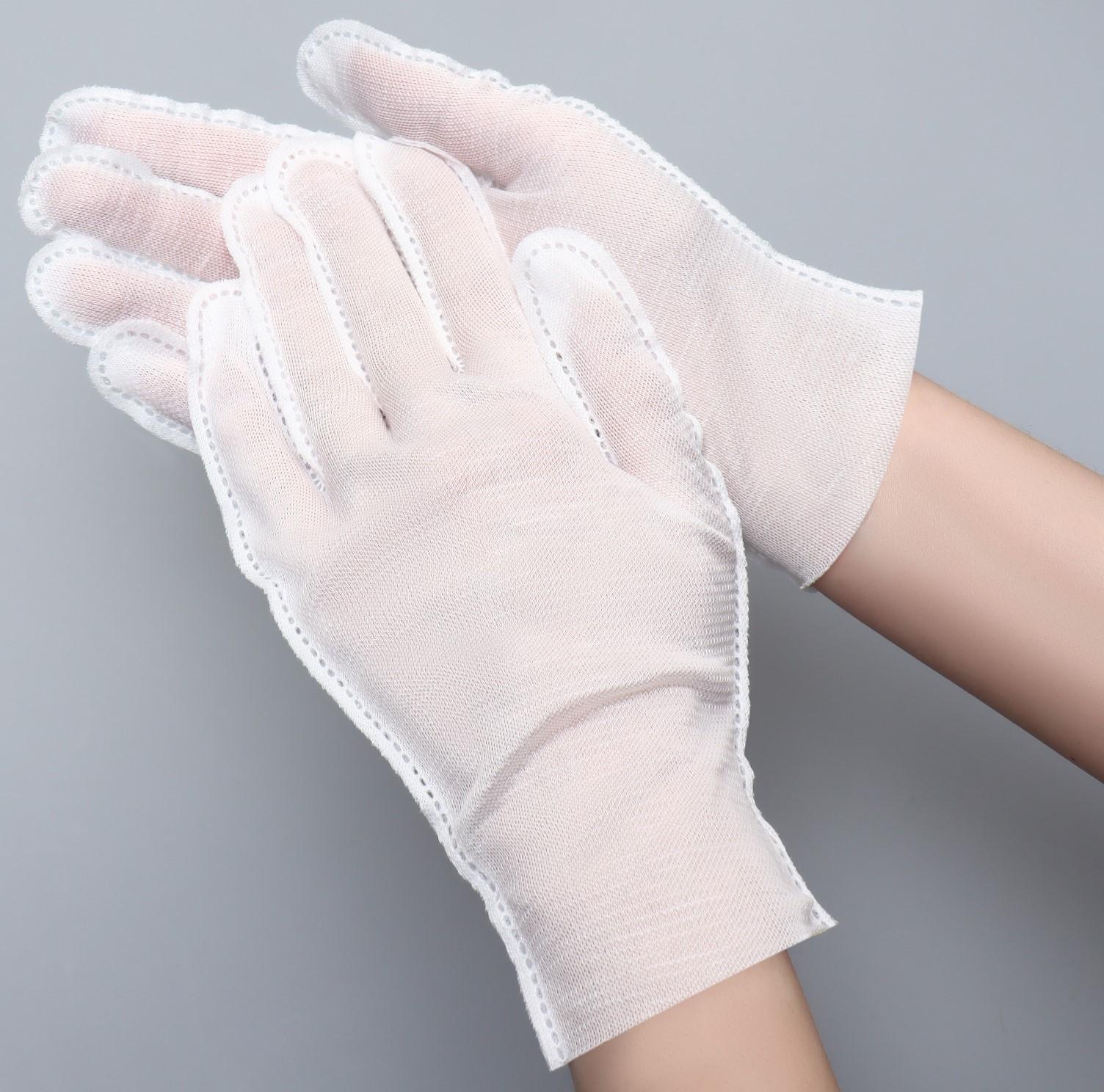 Перчатки хлопковые «Эконом», универсальный размер, пара, фасовка 12 пар, цвет белый