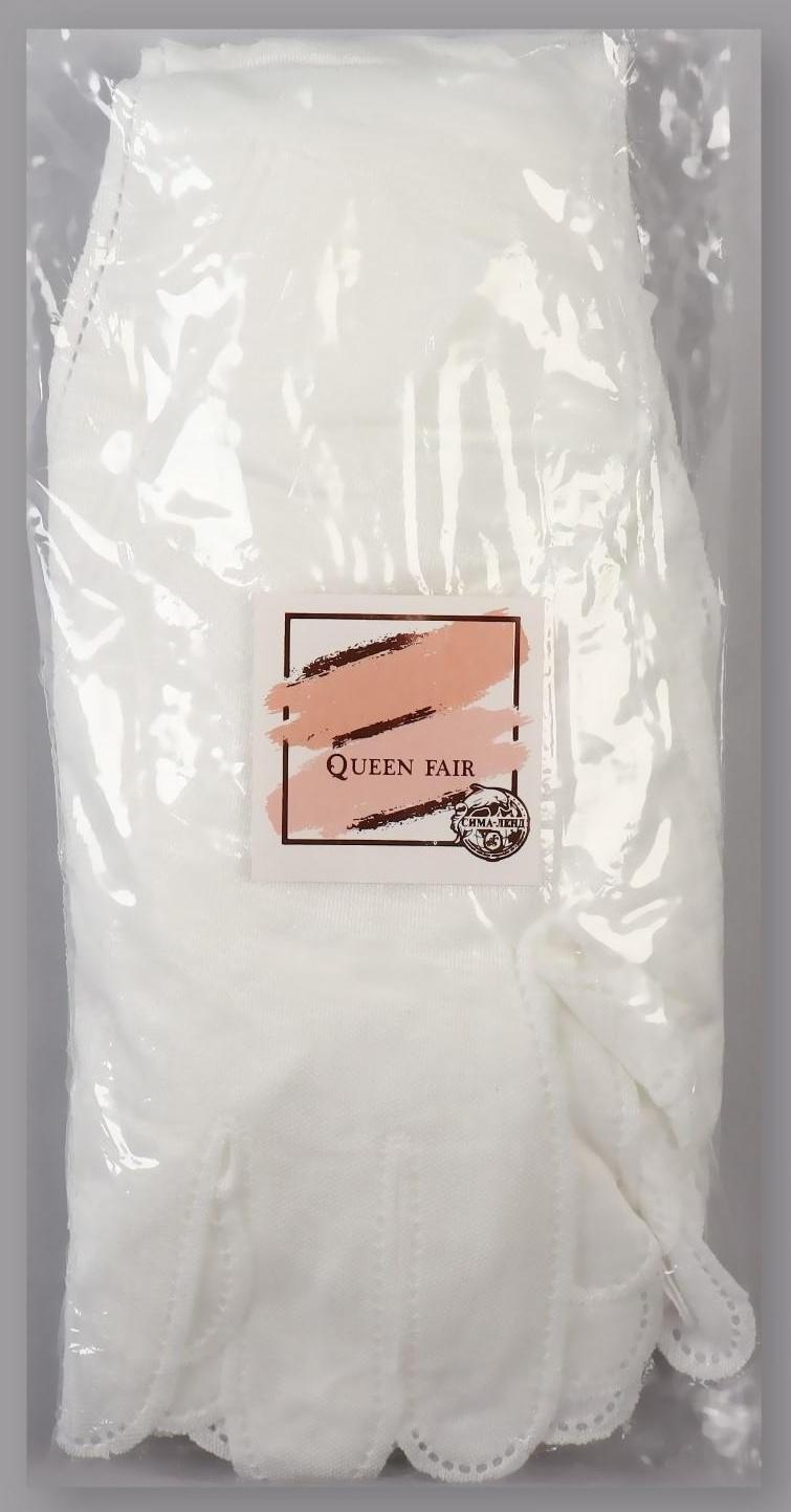 Перчатки хлопковые «Эконом», универсальный размер, пара, фасовка 12 пар, цвет белый