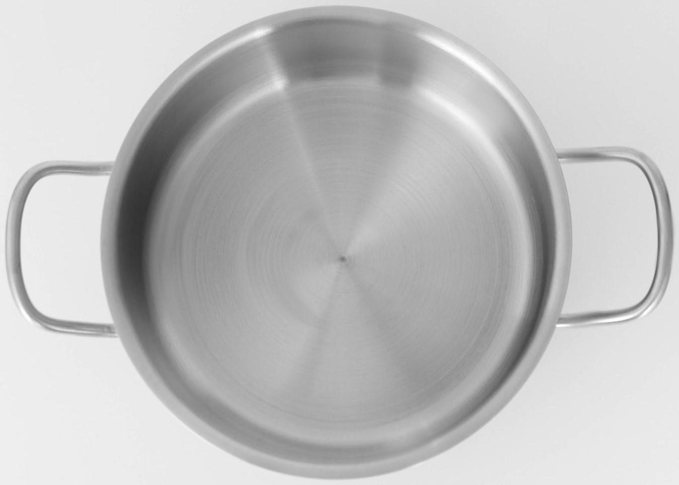 Кастрюля из нержавеющей стали Hanna Knövell с крышкой, 2 л, d=18 см, h=8 см, толщина стенки 0,6 мм, индукция