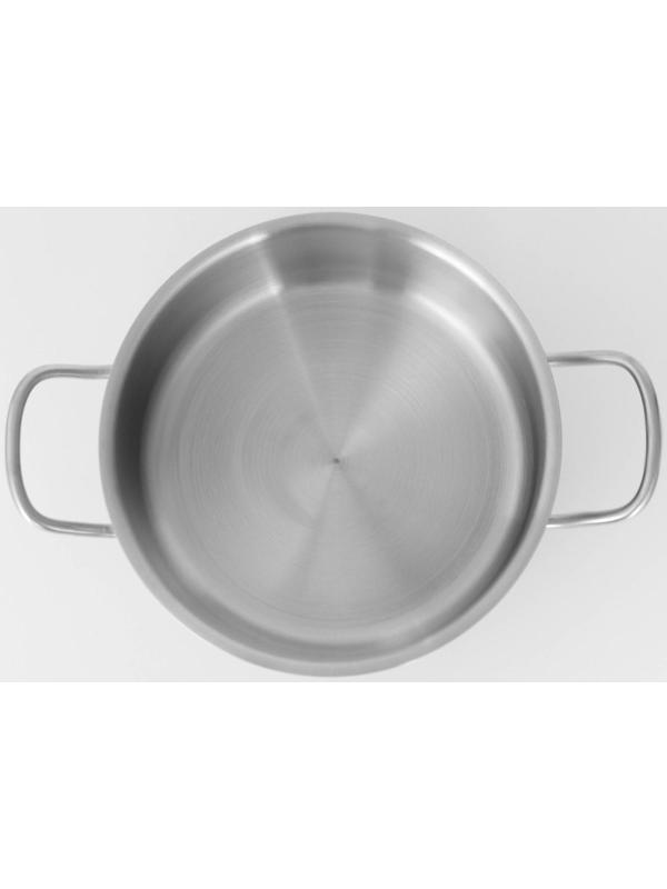 Кастрюля из нержавеющей стали Hanna Knövell с крышкой, 2 л, d=18 см, h=8 см, толщина стенки 0,6 мм, индукция