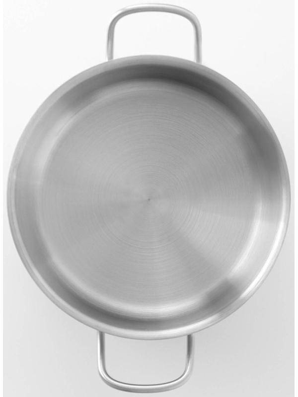 Кастрюля из нержавеющей стали Hanna Knövell с крышкой, 3 л, d=20 см, h=9,5 см, толщина стенки 0,6 мм, индукция