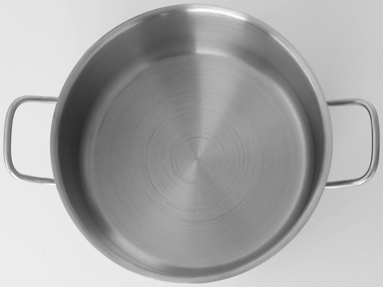 Кастрюля из нержавеющей стали Hanna Knövell с крышкой, 5 л, d=22 см, h=13 см, толщина стенки 0,6 мм, индукция