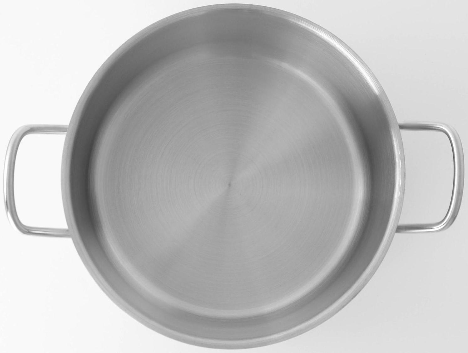 Кастрюля из нержавеющей стали Hanna Knövell с крышкой, 7 л, d=24 см, h=15,5 см, толщина стенки 0,6 мм, индукция