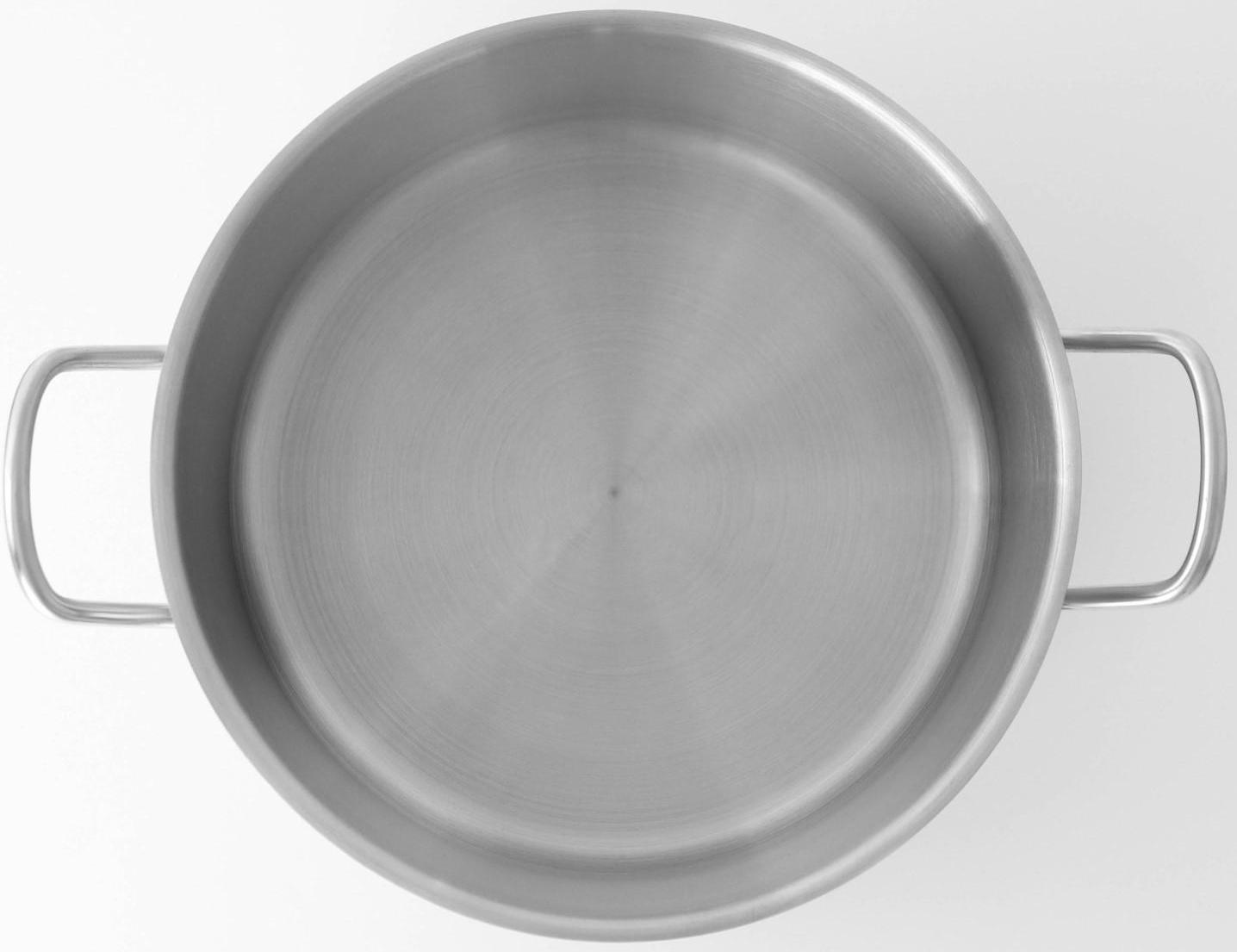 Кастрюля из нержавеющей стали Hanna Knövell с крышкой, 9 л, d=26 см, h=17 см, толщина стенки 0,6 мм, индукция