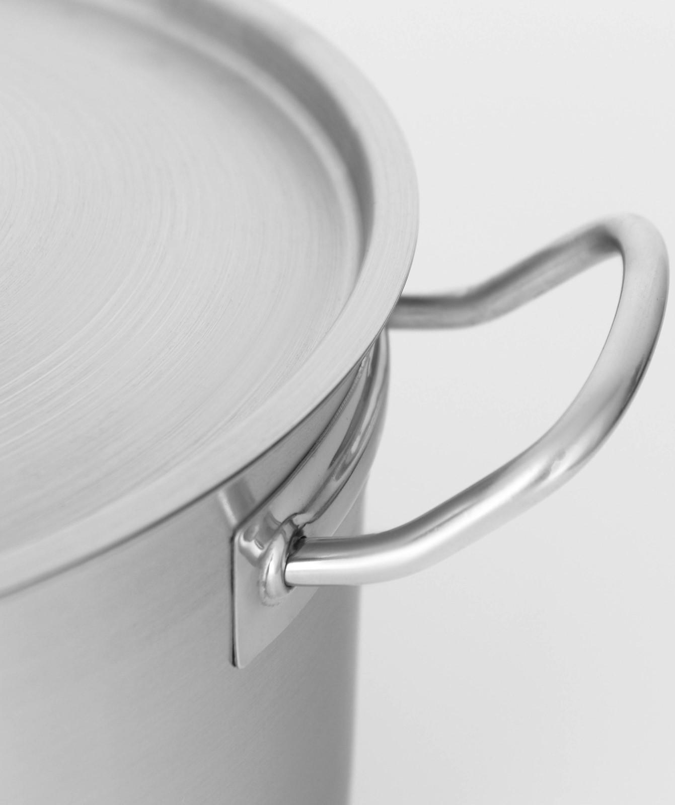 Кастрюля из нержавеющей стали Hanna Knövell с крышкой, 9 л, d=26 см, h=17 см, толщина стенки 0,6 мм, индукция