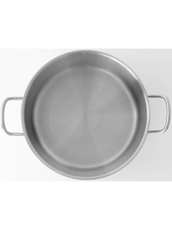 Кастрюля из нержавеющей стали Hanna Knövell с крышкой, 9 л, d=26 см, h=17 см, толщина стенки 0,6 мм, индукция