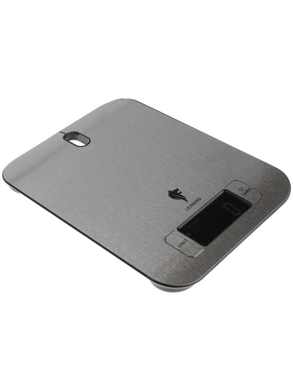 Весы кухонные Leonord LE-1705, электронные, до 5 кг, LCD дисплей, серебристые