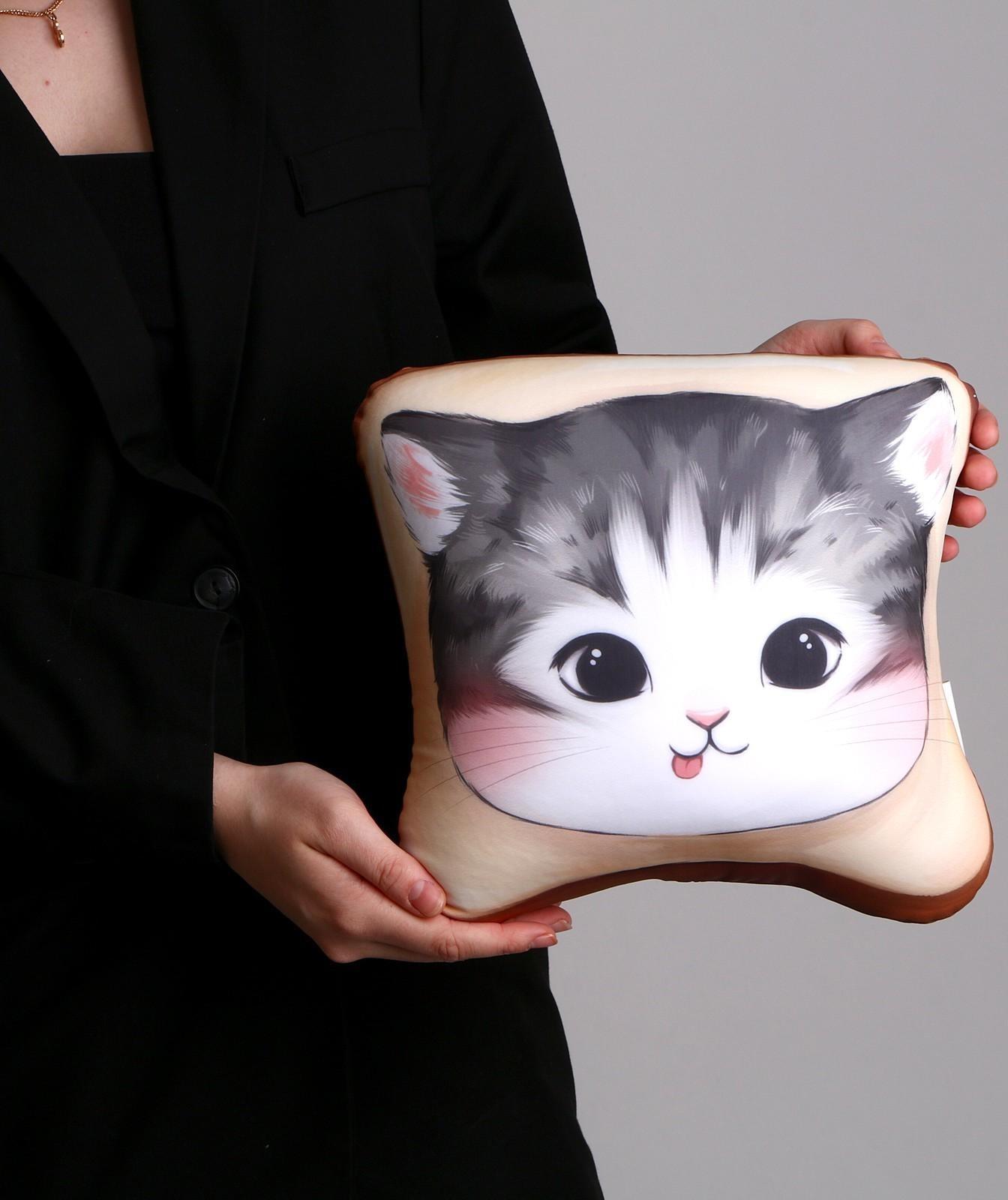 Антистресс подушка «Котик-хлебушек»