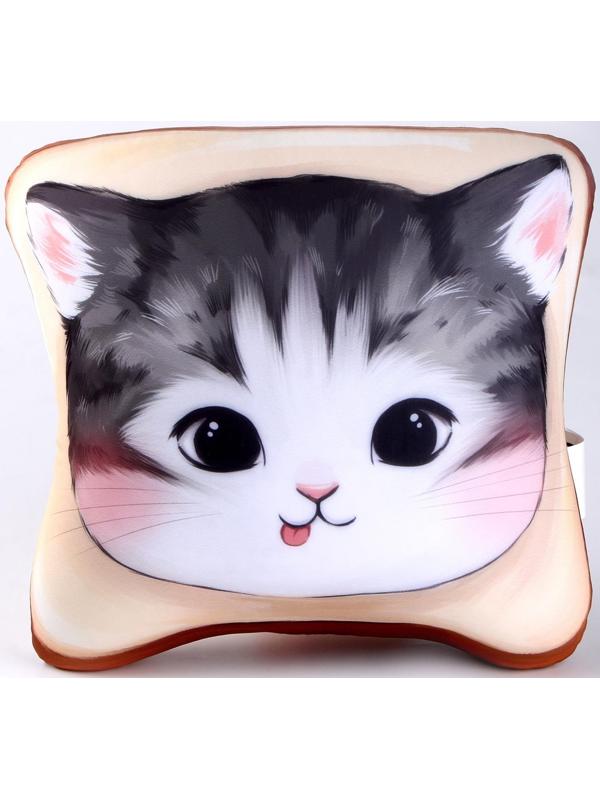 Антистресс подушка «Котик-хлебушек»