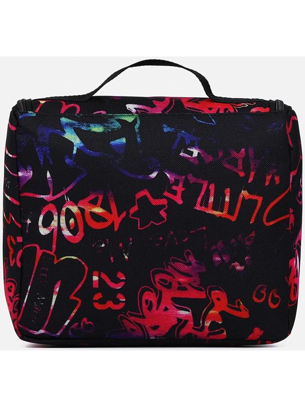 Косметичка-несессер на молнии, с подкладом, цвет чёрный