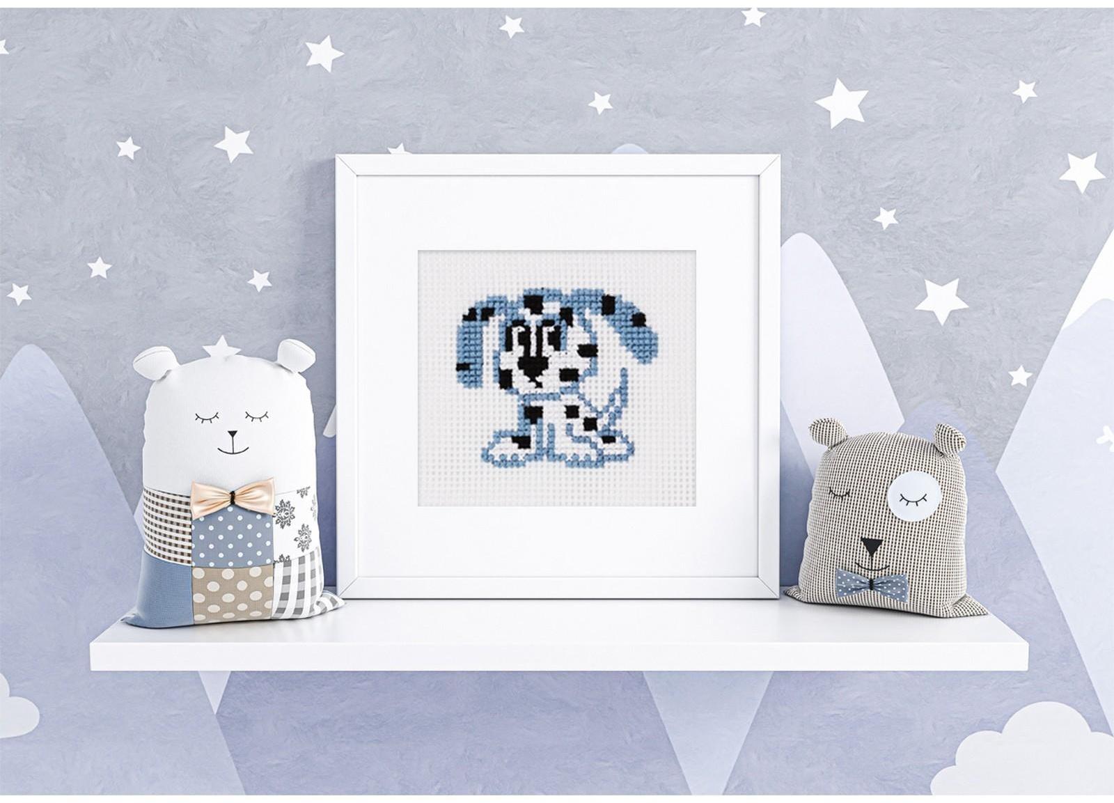 Набор для вышивания «Детские истории. Щенок» 12 × 11 см