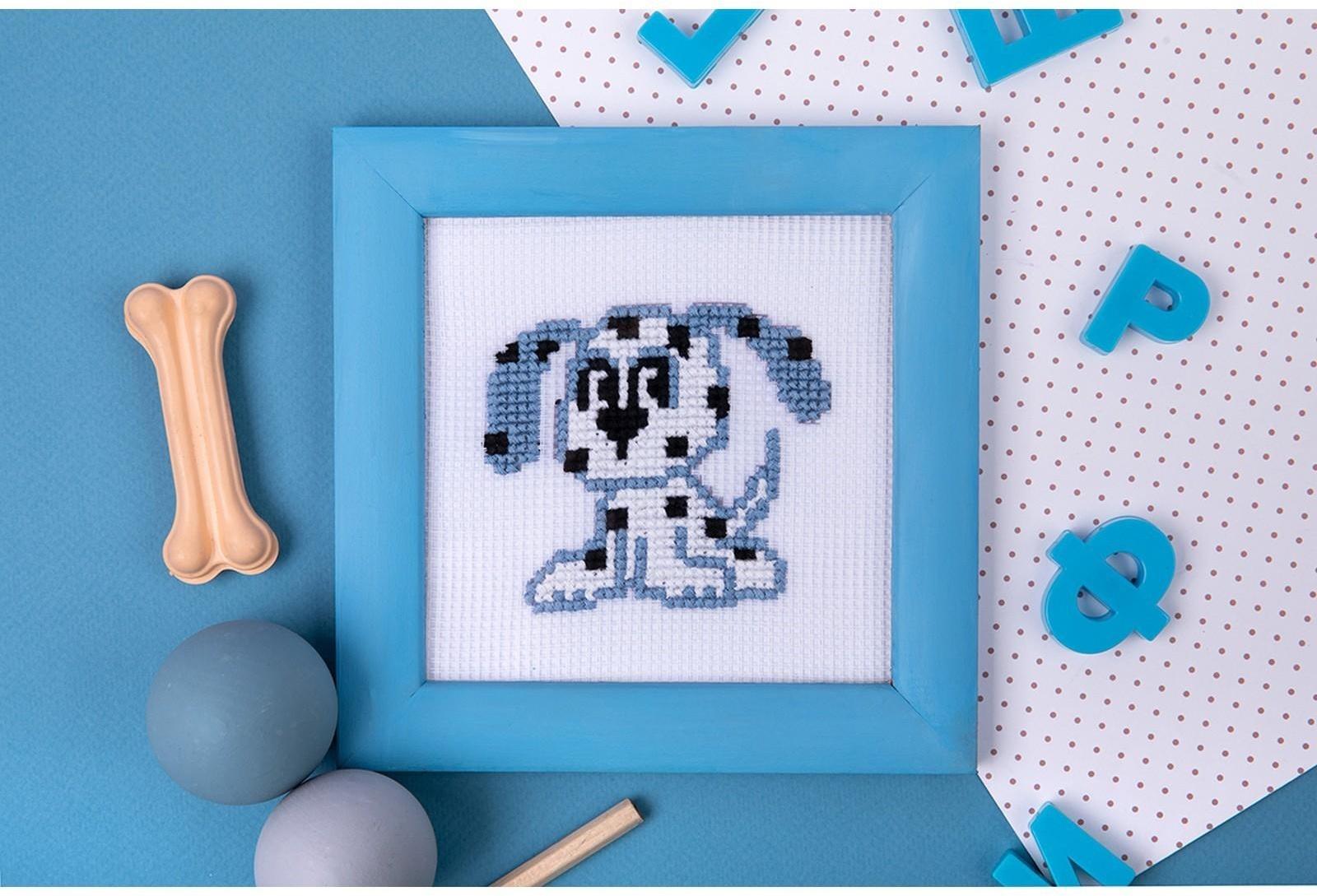 Набор для вышивания «Детские истории. Щенок» 12 × 11 см