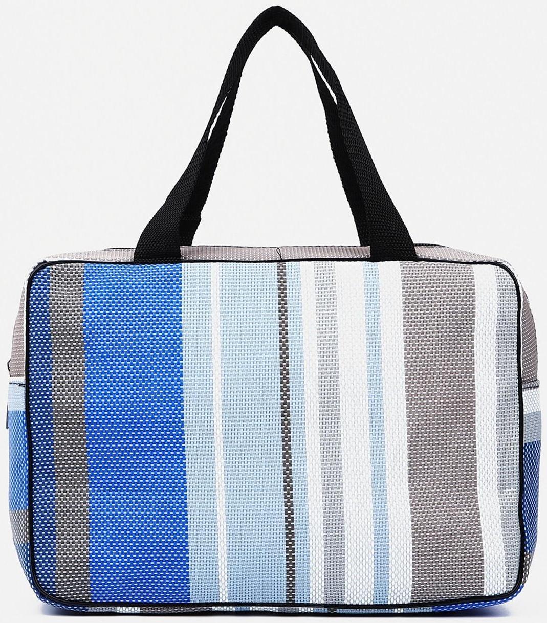 Косметичка на молнии, цвет синий