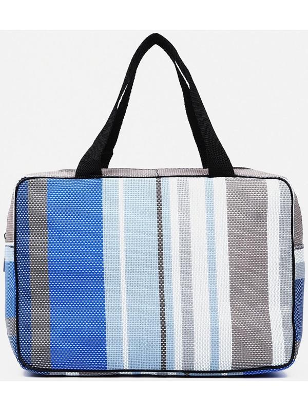 Косметичка на молнии, цвет синий