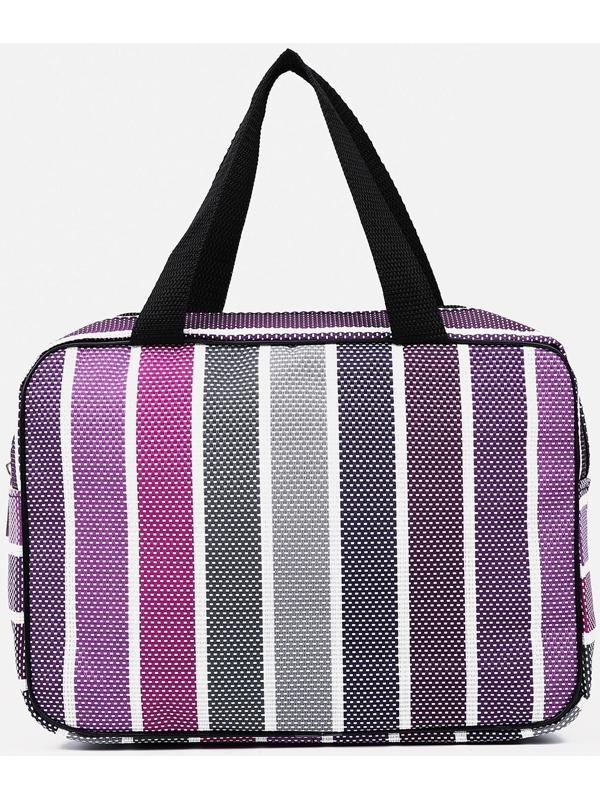 Косметичка на молнии, цвет сиреневый