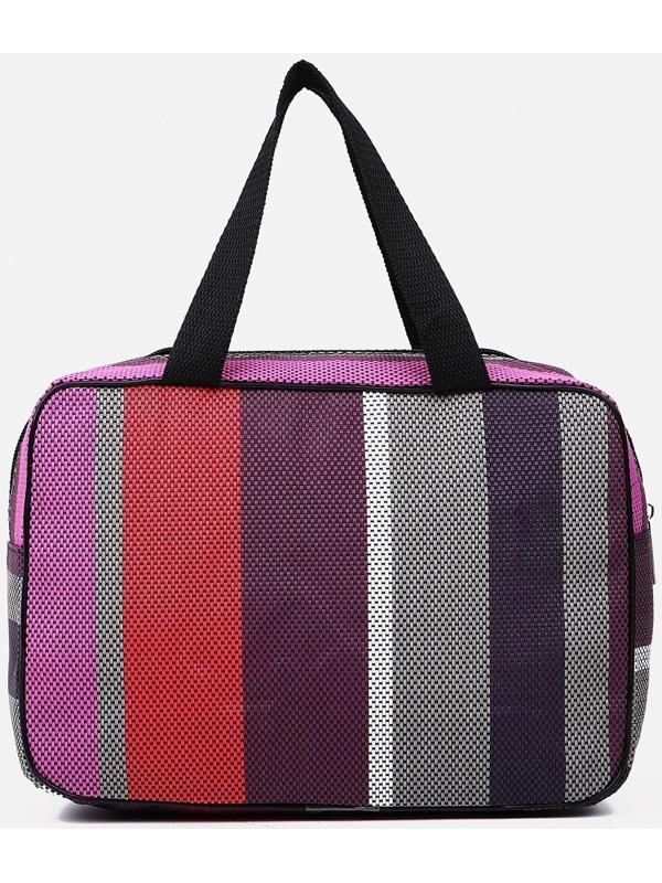 Косметичка на молнии, цвет фиолетовый