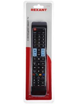 Пульт ДУ REXANT ST-01, с функцией Smart TV, универсальный, черный