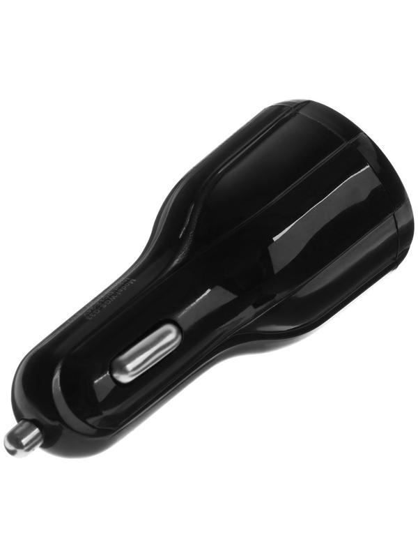 Зарядное устройство Cartage, 12-24 В, 2 USB 3.1 А, черный