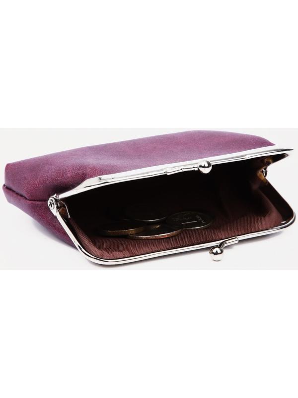 Кошелёк на фермуаре, цвет фиолетовый
