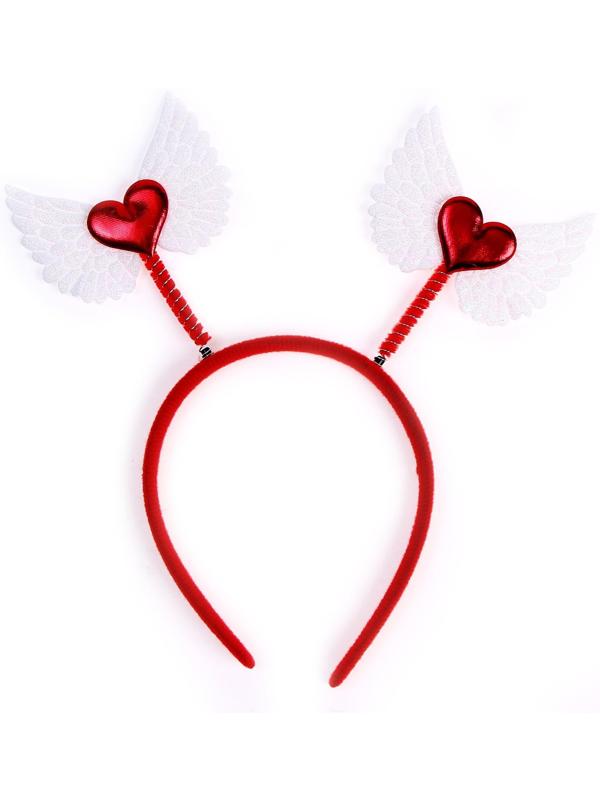 Карнавальный ободок «Ангельское сердце»