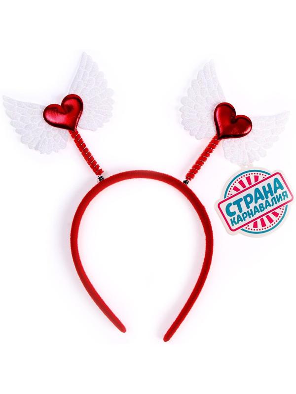 Карнавальный ободок «Ангельское сердце»