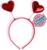 Карнавальный ободок «Сердечки»