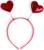 Карнавальный ободок «Сердечки»