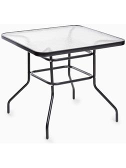 Стол садовый, черный, 80 х 80 х 73 см