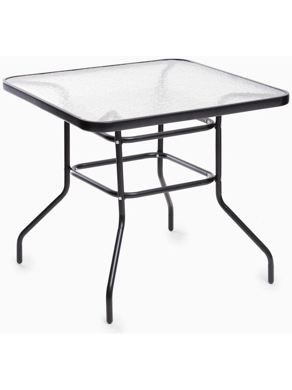 Стол садовый, черный, 80 х 80 х 73 см