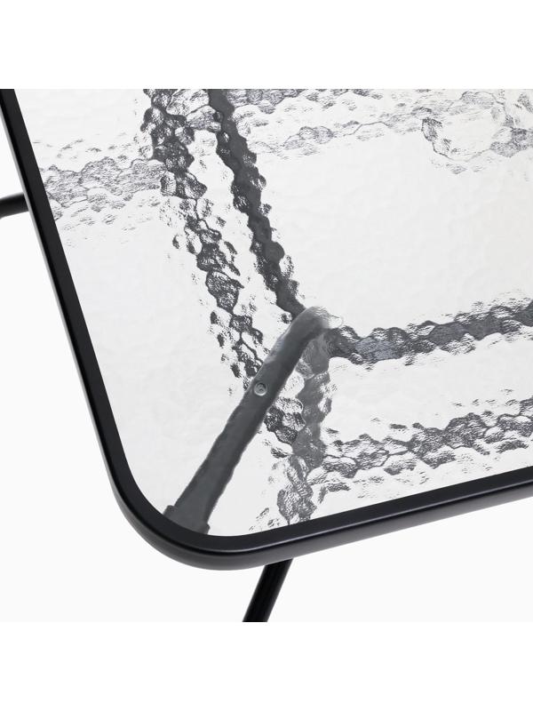 Стол садовый, черный, 80 х 80 х 73 см