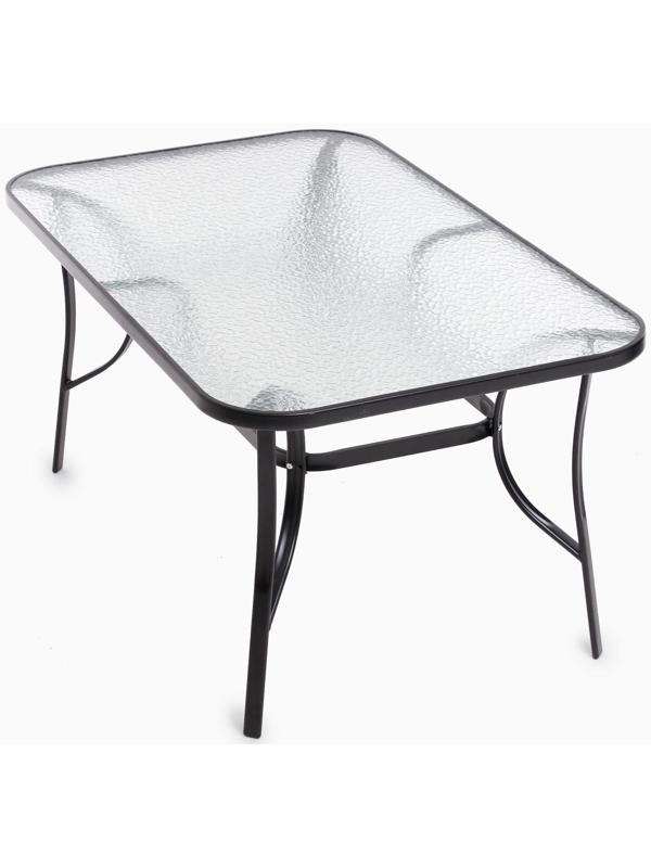 Стол садовый, черный 150 х 90 х 73 см