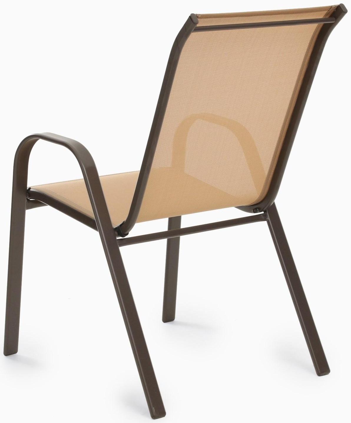 Стул садовый, бежевый, 72,5 х 55,5 х 92,5 см