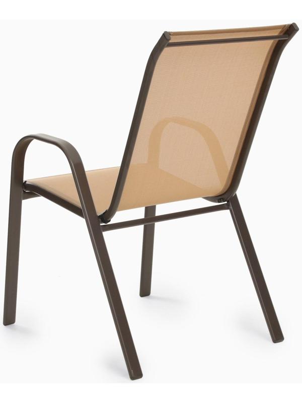 Стул садовый, бежевый, 72,5 х 55,5 х 92,5 см