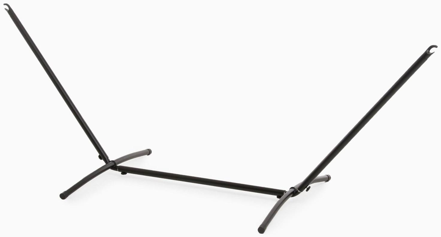 Подставка для гамака, черная, 300 х 120 х 107 см