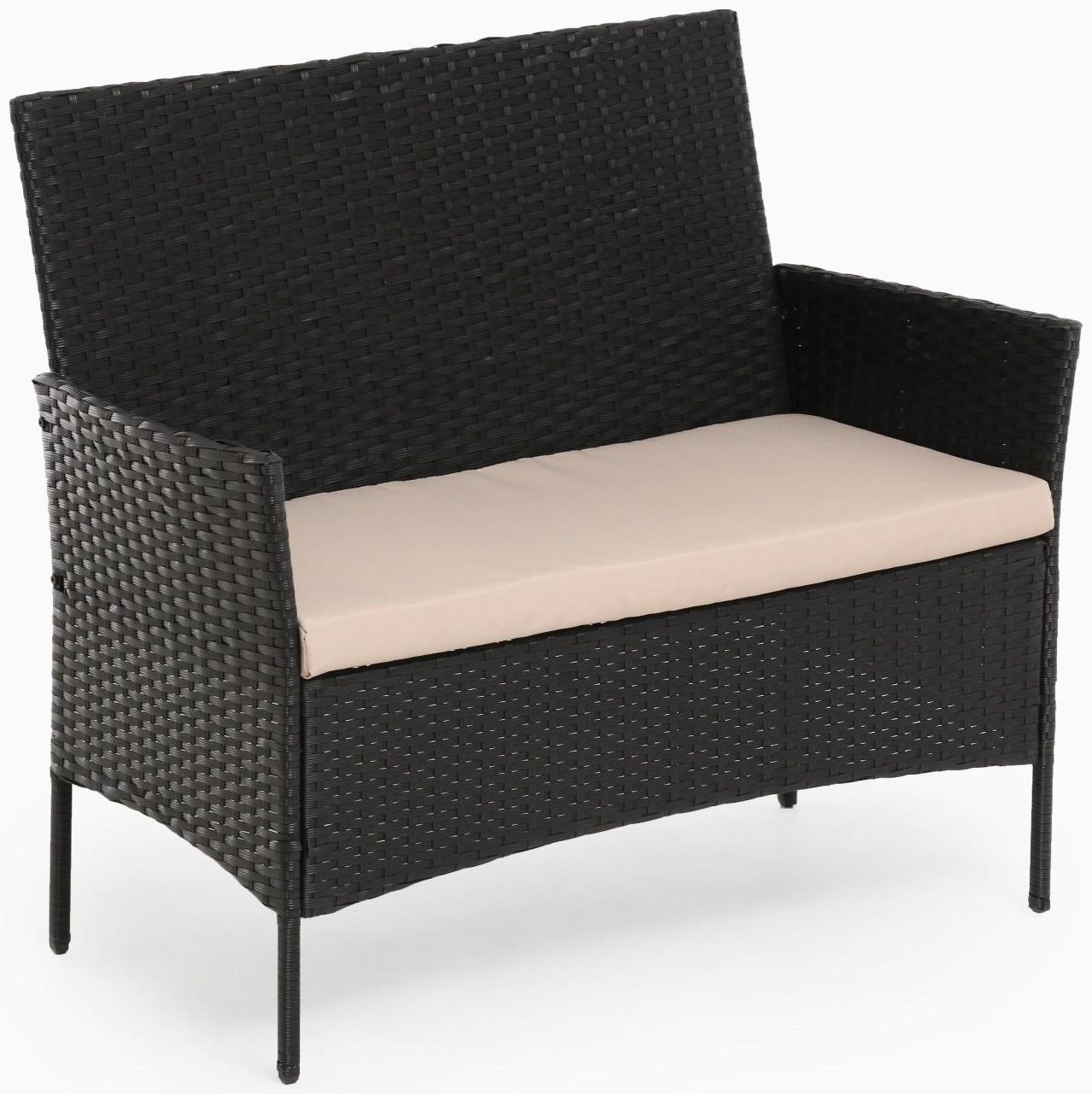 Набор садовой мебели: Стол, диван и 2 кресла