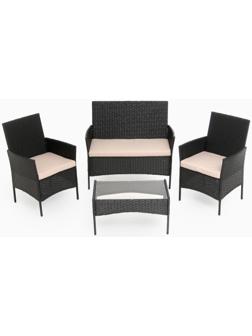 Набор садовой мебели: Стол, диван и 2 кресла