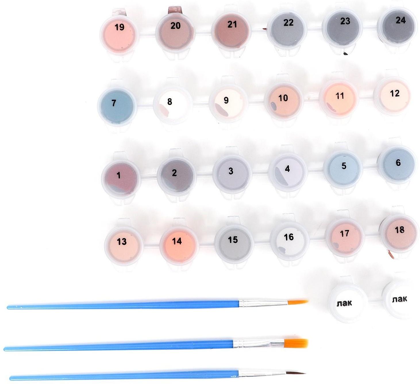 Картина по номерам на холсте с подрамником «Корейская группа», 40х50 см