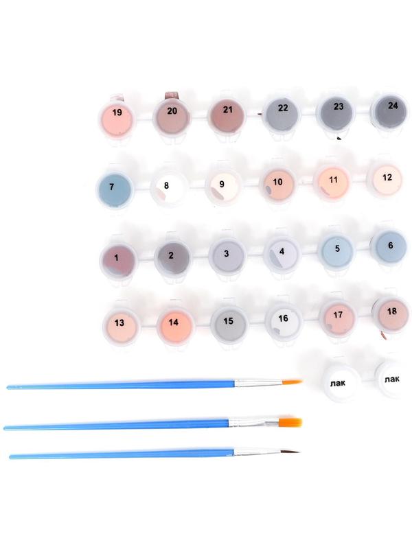 Картина по номерам на холсте с подрамником «Корейская группа», 40х50 см