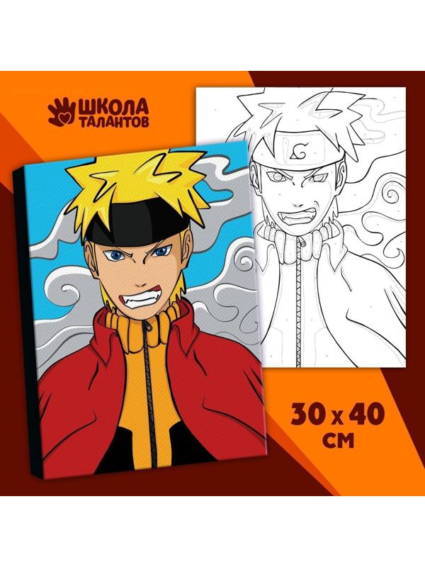 Картина по номерам на холсте с подрамником «Воин», 30х40 см, в пленке