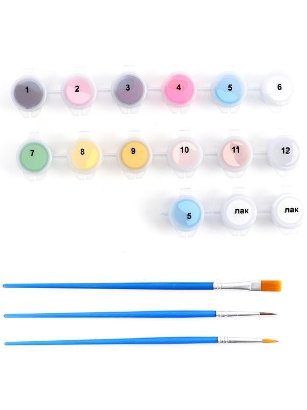 Картина по номерам на холсте с подрамником «Лунная принцесса», 30х40 см, в пленке