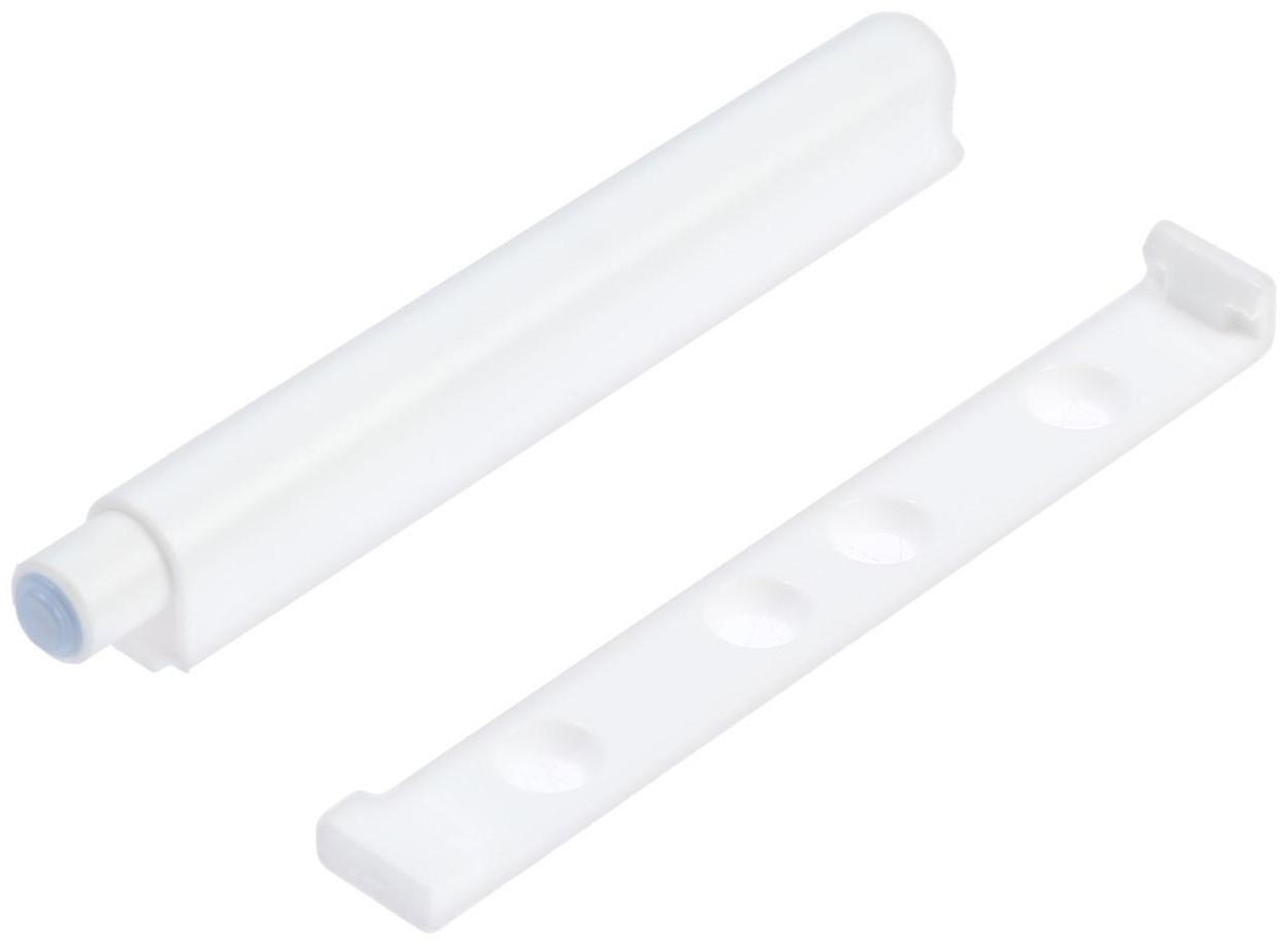 Толкатель TK01 Push-to-Open скрытого монтажа, белый , для стеклянных дверей 86,5