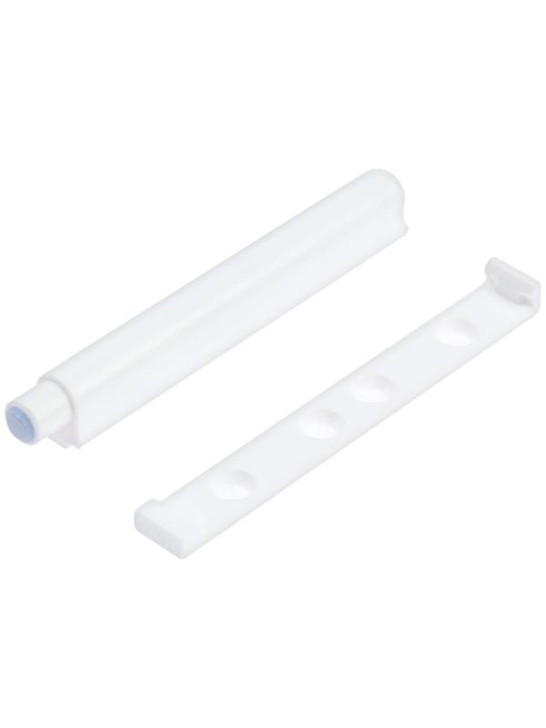 Толкатель TK01 Push-to-Open скрытого монтажа, белый , для стеклянных дверей 86,5