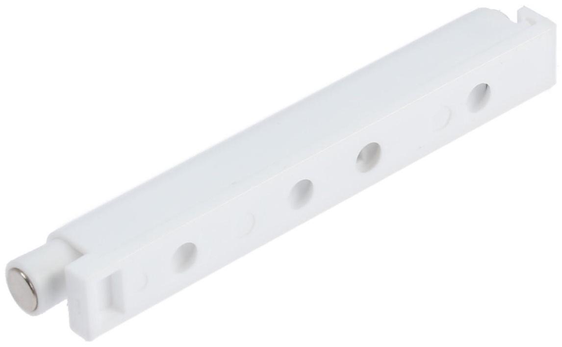 ТолкательTK02 Push-to-Open скрытого монтажа, белый, магнитный, 84 мм