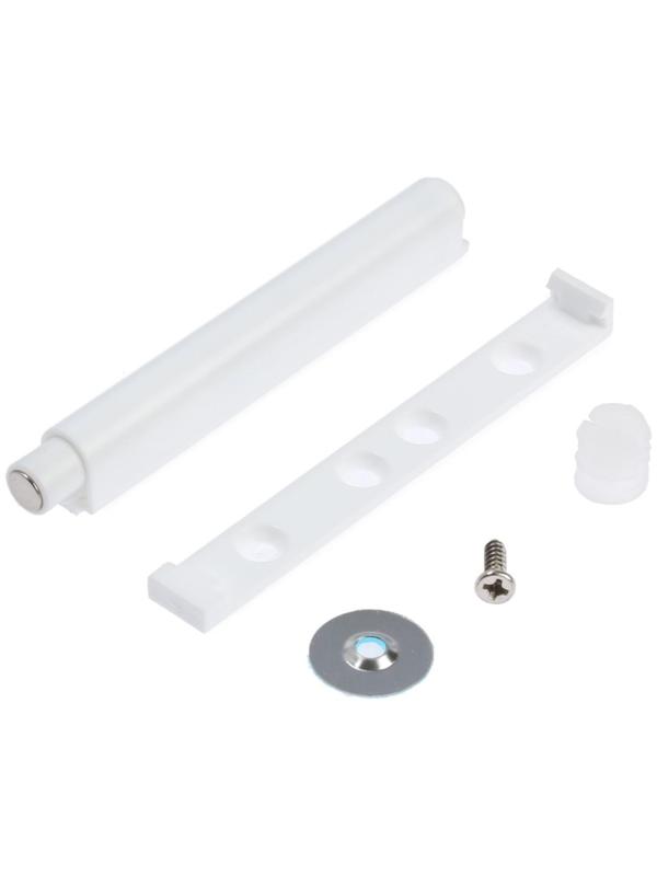 ТолкательTK02 Push-to-Open скрытого монтажа, белый, магнитный, 84 мм